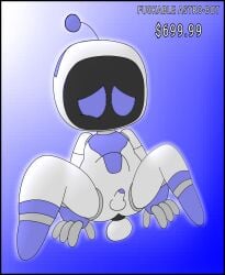 anal astro_bot astro_bot_(series) cute gay lewdboiart_(artist) penis playstation ps_move_controller robot stomach_bulge