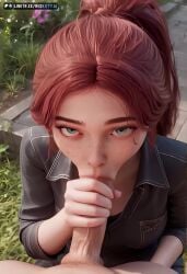ahe_gao ai_generated blowjob blowjob_face breasts clair_obscur:_expedition_33 game_cg games maelle_(clair_obscur:_expedition_33) redkitty sucking sucking_penis tagme tongue tongue_out video
