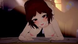 1boy 2girls 3d_animation ambiguous_penetration animated ass ass_focus big_ass big_breasts bisexual bisexual_female bisexual_sandwich bisexual_threesome bouncing_breasts breasts brown_eyes brown_hair completely_nude cunnilingus cunnilingus_during_penetration danganronpa danganronpa_another enjoying eyes_crossed faceless_female faceless_male fanganronpa feet femdom femsub kinetic_leftovers large_ass large_breasts licking_pussy loving_it magorobi_emma maid no_sound nude on_all_fours penis pussy short_playtime shorter_than_one_minute submissive_female super_danganronpa_another_2 tagme taira_akane thrusting tongue_out video yomiuri_nikei