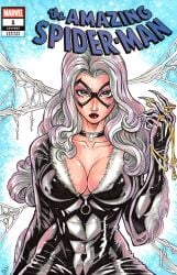 1girls 2025 abdominals abs big_breasts black_cat_(marvel) bodysuit breasts bursting_breasts choker cleavage collar color colored curvaceous curvaceous_body curvaceous_female curvaceous_figure curvaceous_hips curvy curvy_body curvy_female curvy_figure curvy_hips digital_media_(artwork) domino_mask eyemask felicia_hardy female green_eyes hips huge_breasts large_breasts light-skinned_female light_skin marvel marvel_comics mask masked masked_female massive_breasts necklace pinup red_lipstick ring shiny shiny_breasts shiny_clothes shiny_skin silvester_aguilar skin_tight spider-man_(series) spider_web superheroine thick thick_breasts thick_hips thief tight_clothes tight_clothing web white_fur white_hair wide_hips zipper