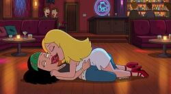 ai_generated american_dad animated francine_smith french_kissing hayley_smith incest mother_and_daughter passionate_kiss tagme video yuri