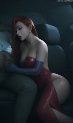 1boy 1boy1girl 1girls ai_generated bare_shoulders before_oral before_sex big_ass big_breasts big_penis car_interior closed_eyes clothed clothed_female clothes clothing collarbone curvaceous curvy curvy_body curvy_female curvy_figure earrings elbow_gloves elegant elegant_dress erect_penis erection exposed_ass exposed_thighs eyelashes eyeshadow fat_male female female_human full_lips genitals hair_over_one_eye human human_female human_male jessica_rabbit large_ass large_breasts large_penis light-skinned_female light-skinned_male light_skin lipstick long_hair male male/female male_human nai_diffusion novelai open_mouth patreon_url penis penis_out photorealistic pujopg purple_eyeshadow purple_gloves realistic red_dress red_hair red_lipstick revealing_clothes revealing_dress seductive sitting straight thick thick_lips thick_thighs touching_penis ugly_bastard voluptuous voluptuous_female white-skinned_female white_body white_skin who_framed_roger_rabbit