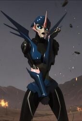 ai_generated ai_upscaled arcee arcee_(prime) attacked caught_off_guard embarrassed justsomebuddy suprised transformers transformers_prime trying_to_cover_up