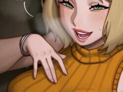 1boy 1girls ashley_graham ashley_graham_(ella_freya) big_breasts blonde_hair bra bra_meme bra_removed breasts capcom curvy curvy_figure dialogue english_text female green_skirt hi_res huge_breasts large_breasts leon_scott_kennedy looking_at_viewer male male_pov narrowed_eyes no_bra offering_underwear resident_evil resident_evil_4 resident_evil_4_remake rinkegato rizdraws showing_off skirt smiling smiling_at_viewer solo sound sound_edit sound_effects sound_warning speech_bubble steam steamy_breath sweat_clouds sweat_stain sweaty sweaty_bra tagme talking_to_viewer turtleneck_sweater video video_games voice voice_acted voluptuous
