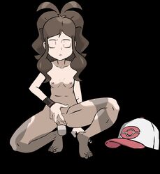 1girls animated bra colored cowgirl_position disembodied_penis female female_focus hilbert_(pokemon) hilda_(pokemon) human nintendo panties pokemon tagme thick_thighs w.t.dinner