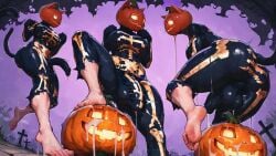 ai_generated animated bulge feet fortnite futanari futasoles spice_(fortnite) sweat tagme video