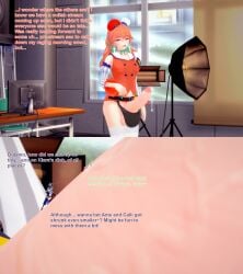 3d 3futas ceres_fauna cum english_text female futa_giantess futanari giantess giantess_futa hololive hololive_english hololive_myth huge_cock intersex koikatsu micro_on_macro micro_on_penis orange_hair ouro_kronii penis shrunken_female size_difference takanashi_kiara text unaware xavierhuge