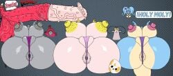 3girls angry angry_expression angry_face big_ass big_balls big_breasts big_butt big_penis big_thighs confused confusion cybella_(komiepic) demon demon_horns edit edited egg eggbert_(komiepic) erection expressionless female female_only goodra helluva_boss imp imp_(helluva_boss) inminent_blowjob inminent_rape inminent_sex mixeler pheromosa pokemon pokemon_(species) ramelia_j_juggs_(komiepic) red_body reddeveer thalia_"gub"_(komiepic) thong tied_up trap trapped ultra_beast varix_(edit)