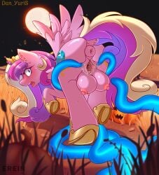 alicorn alternate_character alternate_version anatomically_correct anus ass autumn big_crotchboobs blush collaboration commission crotchboobs dubious_consent erein erein_(artist) fear female fence field forced friendship_is_magic g4 genitals grass grass_field halloween holiday imminent_penetration imminent_rape imminent_sex jewelry looking_back mlp_g4 moon multiple_variants my_little_pony night nipples nudity open_mouth outdoors plot ponut pony princess_cadance pumpkin rape regalia sex solo solo_female spread_pussy spreading tentacle tentacle_porn tentacles_on_female undead vaginal_secretions vulva yuris_(artist)