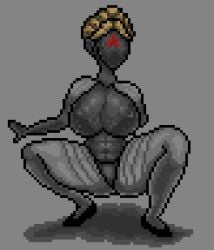atomic_heart big_ass big_breasts big_butt big_thighs huge_ass huge_breasts huge_thighs pixel_art robot robot_girl thick_legs thick_thighs