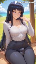 1futa 2026 ai_assisted ai_generated anime artist_name beach blue_sky blunt_bangs boat boruto:_naruto_next_generations bulge cloud explicit futanari hi_res high_quality high_resolution highres hyuuga_hinata long_hair naruto naruto_(classic) naruto_(series) naruto_shippuden outdoors patreon patreon_username penis shore sky solo stable_diffusion tsukoneko watermark