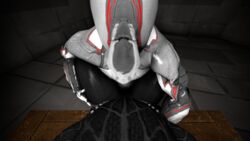 3d ass excalibur_(warframe) male male_only marvel symbiote venom venom_(marvel) warframe