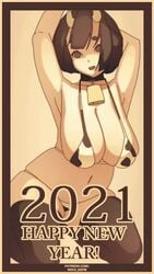 <1_second_video 1girls 2021 9:16 animated armpits arms_up bikini bouncing_breasts breasts cow_girl cowbell female female_only huge_breasts kneeling nekololisama shorter_than_10_seconds shorter_than_30_seconds solo solo_female tagme text thighhighs vertical_video video year_of_the_ox