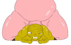 2boys anal anal_penetration anal_sex babidi bara big_ass big_penis dragon_ball dragon_ball_z dubious_consent fat_buu gay gay_sex kiffy_(artist) majin_buu male/male male_only overweight overweight_male penis simple_background yaoi