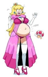 princess peach from mario (series) by dr-worm