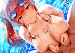 azur_lane belko bikini bikini_top breast_hold breasts censored covered_nipples cum female lolicept mosaic_censoring paizuri penis pool poolside tagme wet zara_(azur_lane) zara_(poolside_coincidence)_(azur_lane)