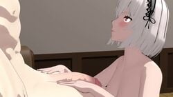 1boy 1girls 3d animated anus areolae azur_lane barefoot big_breasts big_penis blush completely_nude completely_nude_female cum cum_in_mouth cum_in_throat deepthroat deepthroat_holder duo duo_focus ejaculation fellatio female hands_on_head head_grab kneeling large_breasts large_penis light-skinned_male long_penis longer_than_30_seconds longer_than_one_minute looking_at_partner masturbating_during_fellatio masturbation medium_hair misutogu moaning multiple_views muscular_male naked naked_female nipples not_letting_you_up_for_air nude nude_female oral pale-skinned_female pale-skinned_male pale_skin penis_awe penis_kiss penis_lick pov pussy red_eyes rolling_eyes short_hair sirius sirius_(azur_lane) slim sound straight swallowing_after_fellatio swallowing_bulge swallowing_cum swallowing_penis_while_deepthroat teenager throat_barrier throat_bulge throat_noise uncensored video webm white_hair