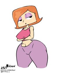 2021 big_ass big_breasts clothing debbie_turnbull debs_turnbull female_only nikozoi robotboy