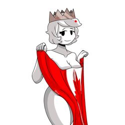 bedroom_eyes breasts canada canada_(countryhumans) canada_(egobuzz) canadian_flag countryhumans countryhumans_girl dyllzone female female_focus female_only humanized looking_at_viewer mob_face nude nude_female personification solo solo_female suggestive