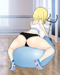 animated ass ass_shake back_boob bent_over big_ass blonde_hair carl_(umichan) edit exercise exercise_ball exposed_pussy fully_clothed game_cg gif gym huge_ass huge_breasts humping legs legs_spread long_legs masturbation pawg pov public short_shorts spiralvortexplay sports_bra sportswear stacy_(umichan) ttrop umichan umichan_maiko_classroom_havoc_(umch) workout workout_clothes