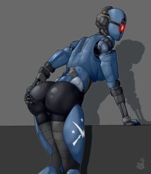 assaultron from fallout by thiccrobots