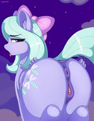 1girls 2021 absurd_res animal_genitalia animal_pussy anus ass cutie_mark equid equine equine_pussy eyebrows eyelashes female feral flitter_(mlp) friendship_is_magic genitals hasbro hi_res looking_at_viewer mammal my_little_pony negasun pegasus pussy rear_view solo wings