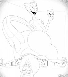 stolas (helluva boss) from helluva boss by deadrock005