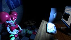 3d baby_(fnafsl) circus_baby circus_baby_(fnaf) five_nights_at_freddy's five_nights_at_freddy's:_sister_location masturbation rktzxq robot so87baby summer_of_87_baby