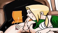 animated blonde_hair blowjob bottomless bottomless_male clothed clothed_sex clothing cum cum_in_mouth fellatio female male mature_female milf nail_polish naruto naruto_shippuden oral oral_sex sam24 sound tsunade unseen_male_face uzumaki_naruto video webm