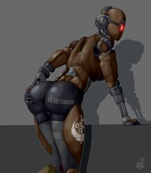assaultron from fallout by thiccrobots