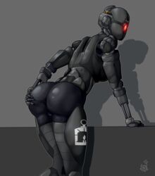 assaultron from fallout by thiccrobots