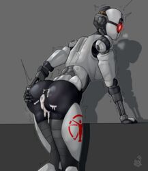 assaultron from fallout by thiccrobots