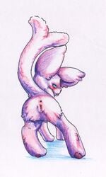 color eeveelution espeon female female_only fur furry nintendo pokemon pokemon_(species) pussy simplepale solo vulva