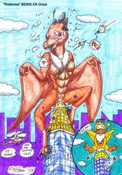 2005 ek_goya giantess godzilla_(series) kaiju penetration pterosaur rodan rule_63 tagme