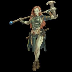 colored crystal_maidens female nutaku orc orc_female solo tagme