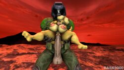 16:9 1boy 1girls 3d animal_crossing armor ass balls big_balls big_breasts big_butt big_penis breasts canid canine canis crossover domestic_dog doom doom_slayer_(doom) eastern_and_western_character female fur genitals hair headgear helmet hi_res huge_breasts human id_software interspecies isabelle_(animal_crossing) male male_human/female_anthro mammal nintendo penetration penile_penetration penis penis_in_pussy pussy rask9000 shih_tzu toy_dog vagina vaginal vaginal_penetration vaginal_sex video_games widescreen yellow_body yellow_fur