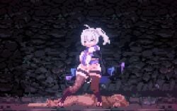 1boy 1girls 2d 2d_animation animated ass bandit big_ass big_breasts big_butt big_penis breasts clothed_sex cowgirl_position cum cum_in_mouth cum_in_pussy cum_inside cumshot eating_cum ejaculation female_on_top femdom game_cg hourglass_figure huge_ass huge_breasts human human_female human_male impregnation_risk kimono knocked_out kunoichi kunoichi_sekiren large_breasts leaking leaking_cum leaking_pussy light-skinned_female male manjushage manjushage_(sekiren2023) ninja orgasm penetration penis pixel_animation pixel_art plap purple_eyes pussy reverse_rape riding sex slim_waist tagme thick_thighs thighhighs unprotected_ejaculation unprotected_sex vaginal_penetration video white_hair wide_hips