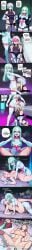 !? 2girls ? after_fellatio ai_generated artificial_eye artist_name balls bare_shoulders bed_sheet black_leotard blue_lips blue_skin blush breasts breasts_apart cervix closed_eyes colored_nipples colored_sclera colored_skin completely_nude cowgirl_position cross_section cum cum_in_mouth cum_in_pussy cyberpunk:_edgerunners cyberpunk_2077 cyborg deep_penetration deepthroat ejaculation english_text erection eyeliner facial fellatio female female_pov foreskin french_kiss from_side futa_with_female futanari grabbing_another's_hair green_eyes green_hair hand_on_own_hip hands_on_another's_head head_back head_grab heart holding_hands huge_cock internal_cumshot intersex irrumatio jacket kissing large_breasts large_penis leg_tattoo leotard long_hair looking_at_viewer lucyna_kushinada lying makeup mechanical_eye medium_breasts missionary motion_lines multicolored_hair multiple_females multiple_girls navel neck_tattoo nipples nude off-shoulder_jacket off_shoulder on_back open_mouth oral pale_skin patreon_username penis penis_awe penis_on_face penis_over_eyes pink_hair pov pov_crotch precum purple_lips purple_tongue pussy pussy_juice rebecca_(edgerunners) red_eyeliner red_eyes red_pupils red_sclera rolling_eyes saliva sex sheet_grab short_hair sitting small_breasts smile solo_focus speech_bubble spread_legs standing stomach_bulge stomach_tattoo sweat tattoo teeth testicles thighs tillian tongue tongue_out trembling uncensored uncircumcised vaginal_penetration veiny_penis web_address white_skin