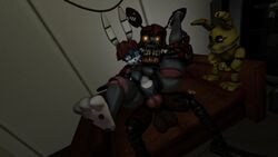 anal anal_sex animal_genitalia animal_penis animatronic breasts canine_penis deskai female five_nights_at_freddy's five_nights_at_freddy's_2 five_nights_at_freddy's_4 fnaf_oc genitals group hi_res lagomorph leporid machine male mammal masturbation nightmare_foxy penetration penis plushtrap plushtrap_(fnaf) rabbit robot shabon_(character) size_difference straight toy_bonnie toy_bonnie_(fnaf) video_games