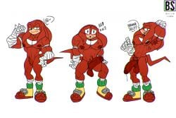 knuckles the echidna from sega by bacon sama