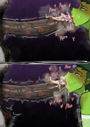 1boy 1futa :>= balls beast_boy blowjob blowjob_face breasts chubby_futa dark_penis dc dc_comics deepthroat dittochad fellatio femboy futa_is_bigger futa_on_femboy futa_on_male futanari green_hair green_skin grey_skin hairy hairy_balls hearts_around_head held_up holding_balls huge_ass huge_balls huge_breasts huge_cock intersex kiss_mark kiss_marks_on_penis licking_penis lipstick lipstick_on_balls lipstick_on_penis long_penis male nail_polish penis pubic_hair pubic_hair_on_face purple_hair raven_(dc) retracted_foreskin smegma sucking_penis sucking_tip teen_titans text thick_thighs veiny_penis