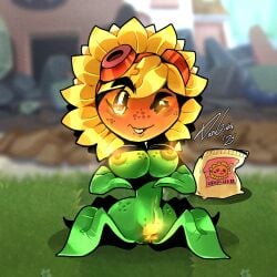 solar flare (pvz) from plants vs zombies by danigrex2n