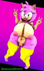 3d 3d_(artwork) alternate_ass_size alternate_breast_size amy_rose anthro areola areolae big_ass big_breasts big_thighs breasts exposed_ass exposed_breasts eyelashes feet female gradient_background green_eyes hedgehog hedgehog_girl hedgehog_humanoid massive_ass massive_breasts massive_thighs no_panties open_mouth partially_clothed partially_clothed_female peace_sign pink_fur rocketspuff sega smile smiling smiling_at_viewer sonic_(series) sonic_the_hedgehog_(series) thick_ass thick_breasts thick_thighs thunder_thighs toes two_fingers_up watermark
