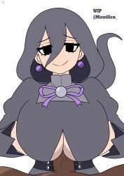 2d_animation animated game_freak hex_maniac hex_maniac_(z-a) mowillen paizuri paizuri_under_clothes pokemon tagme titjob titjob_under_clothes video wip
