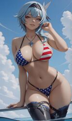 eula (genshin impact) from 4th of july