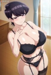 komi shuuko from komi-san wa komyushou desu by crispiiart