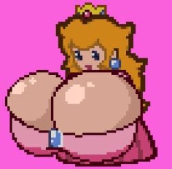 paper peach from mario (series) by voctopie