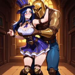 caitlyn (league of legends) from league of legends by lunaart