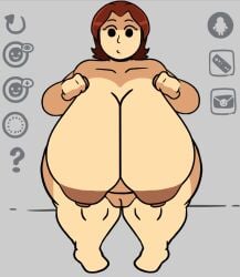 1girls 2025 a_sherry_cake alternate_body_type animated animated_gif ass bbw big_ass big_breasts big_nipples breast_pull breasts brown_areola brown_hair brown_nipples chubby chubby_female cursor female female_focus game_ui gif gigantic_breasts grey_background huge_breasts labia large_breasts looking_at_viewer maturecake mii mii_gunner mii_gunner_(smash_4) mob_face nintendo nipple_pull nipples nude nude_female pale_skinned_female pulling_breasts pulling_nipples pussy solo solo_focus