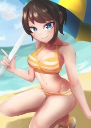 1girls bare_arms bare_belly bare_calves bare_chest bare_hands bare_hips bare_knees bare_legs bare_midriff bare_navel bare_shoulders bare_skin bare_thighs beach belly belly_button bikini bikini_bottom bikini_only bikini_top black-haired_female black_hair blue-eyed_female blue_eyes blue_sky breasts calves cleavage closed_mouth_smile clouds coast collarbone day daylight daytime digital digital_art digital_drawing digital_drawing_(artwork) digital_media digital_media_(artwork) elbows exposed_arms exposed_belly exposed_chest exposed_hips exposed_legs exposed_midriff exposed_navel exposed_shoulders exposed_skin exposed_thighs eyebrows_visible_through_hair feet female female_focus female_only fingernails fingers full_body groin half_naked half_nude halterneck high_resolution highres hololive hololive_gen_2 hololive_japan horizon inguinal_crease inguinal_ligament knees lean_figure legs legs_folded linea_alba looking_at_viewer medium_breasts midriff naked naked_female naked_woman narrow_waist navel nude nude_female nudity ocean oozora_subaru outdoor outdoor_nudity outdoors outside parasol sand sea seaside semi_nude short_hair shoulders sky slender_body slender_waist slim_waist smile smiley_face smiling smiling_at_viewer smirk solo squatting squatting_female stomach string_bikini striped_bikini striped_bikini_bottom striped_bikini_top striped_string_bikini striped_swimsuit striped_swimwear swimsuit swimwear tatamatucomi thighs virtual_youtuber vtuber vtuberfanart white_bikini white_bikini_bottom white_bikini_top white_string_bikini white_swimsuit white_swimwear yellow_bikini yellow_bikini_bottom yellow_bikini_top yellow_string_bikini yellow_swimsuit yellow_swimwear